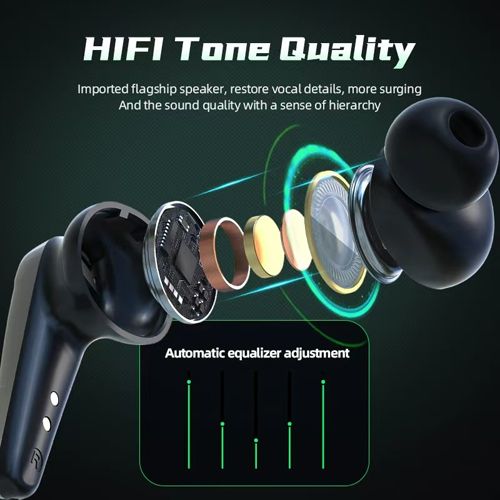 New Arrivals Bluetooth 5.0 Earphones TWS Wireless SportHeadphones Hanging Ear Touch Earphone Gaming Wireless Bluetooth Headset Earphone Bluetooth Earbuds HIFI With Mic Charging Box