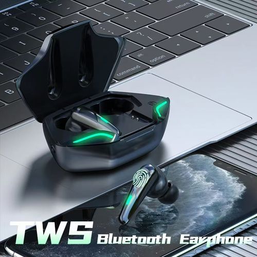 New Arrivals Bluetooth 5.0 Earphones TWS Wireless SportHeadphones Hanging Ear Touch Earphone Gaming Wireless Bluetooth Headset Earphone Bluetooth Earbuds HIFI With Mic Charging Box