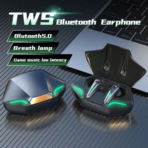New Arrivals Bluetooth 5.0 Earphones TWS Wireless SportHeadphones Hanging Ear Touch Earphone Gaming Wireless Bluetooth Headset Earphone Bluetooth Earbuds HIFI With Mic Charging Box