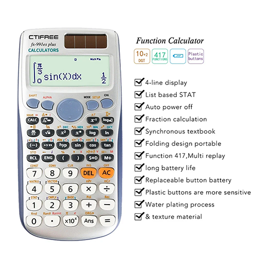 24 Bit Scientific Calculators Standard Function Calculadora Student Exam Calculadora Cientifica Portable Scientific Calculator School Office Stationeries Multifunction Stationery Scientific Tool