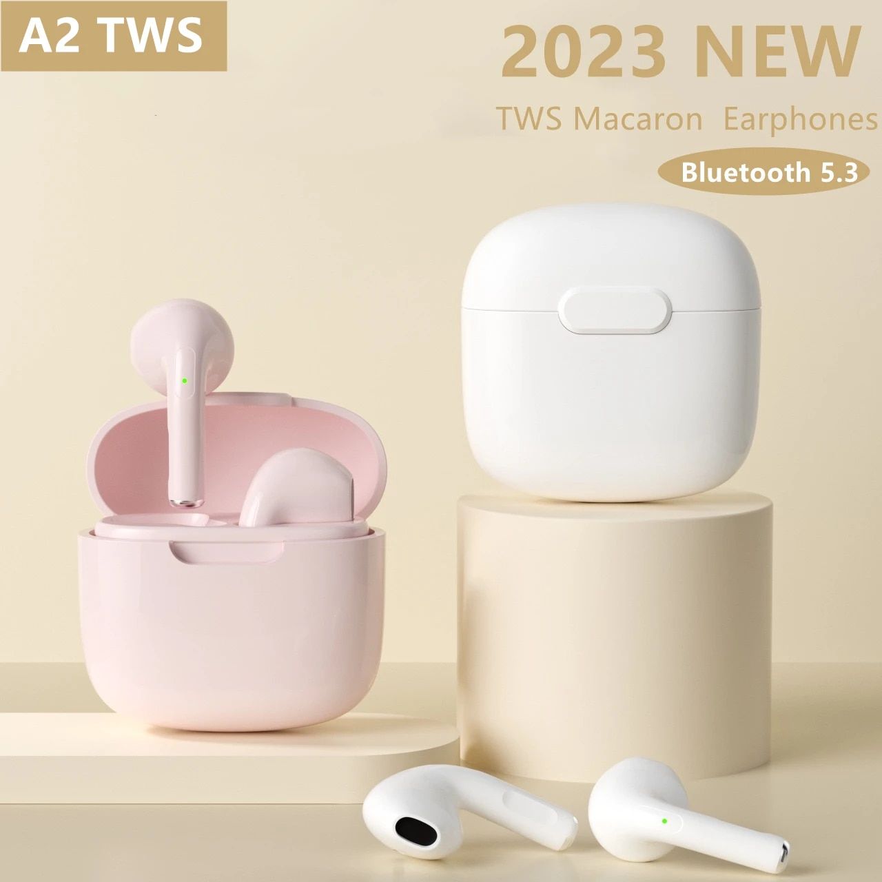 Original A2 Pro True Wireless Bluetooth Earphones Headphones Mini Earpone Headset For Huawei Android Apple iPhone