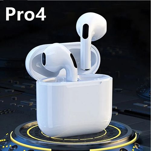 Pro4 TWS Bluetooth Headphones 9D Stereo Wireless Earphones InEar HiFi Earbuds HandsFree Headset With Microphone For Xiaomi