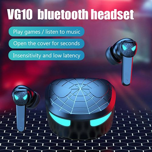 TG10 TWS Wireless Bluetooth Headset LED Display Gamer Earbuds with Mic Wireless Headphones Noise Cancelling Bluetooth Earphones