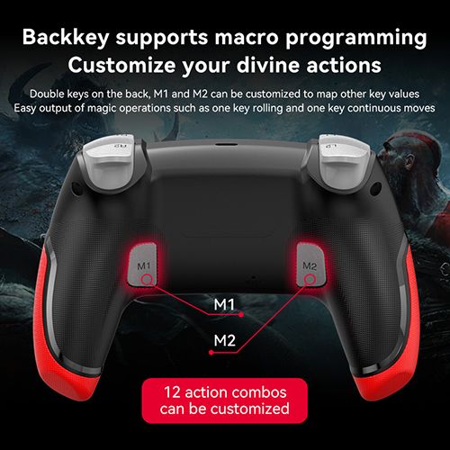 game controller For PS4 Compatible with PS4/Slim/Pro/PC with 360°Joystick/Dual Vibration/6-Axis Motion gamepad
