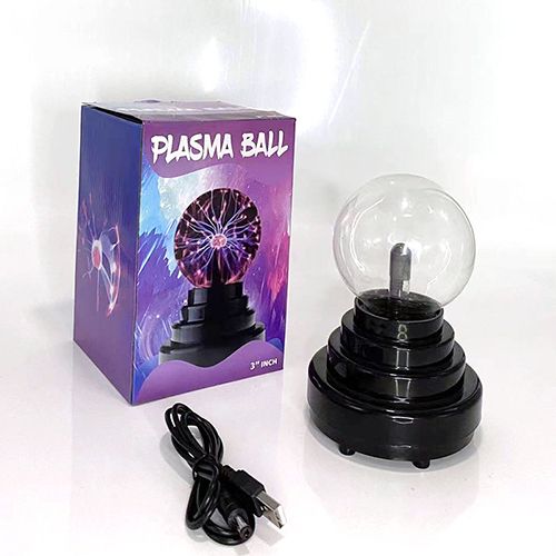 Novelty Touch Sensor Night Light, USB, Originality Magic Desk Lights,Children's Gift, Party Bedroom Decor,Glass Plasma Ball Lamp