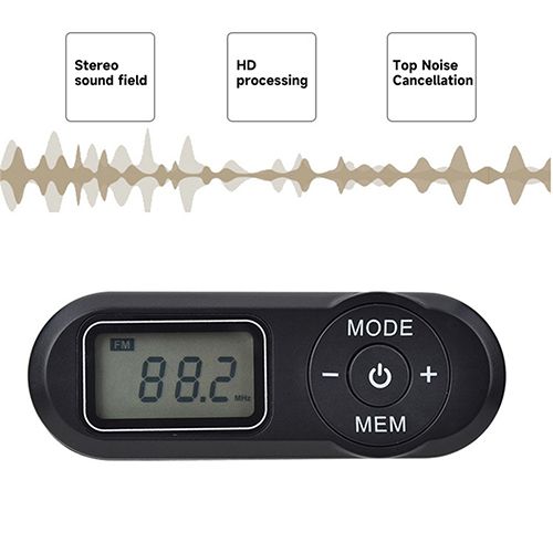 Pocket Fm Radio 64-108Mhz Mini DSP Digital Tuning Stereo Radio Mini Receiver With LCD Screen For Walking Jogging