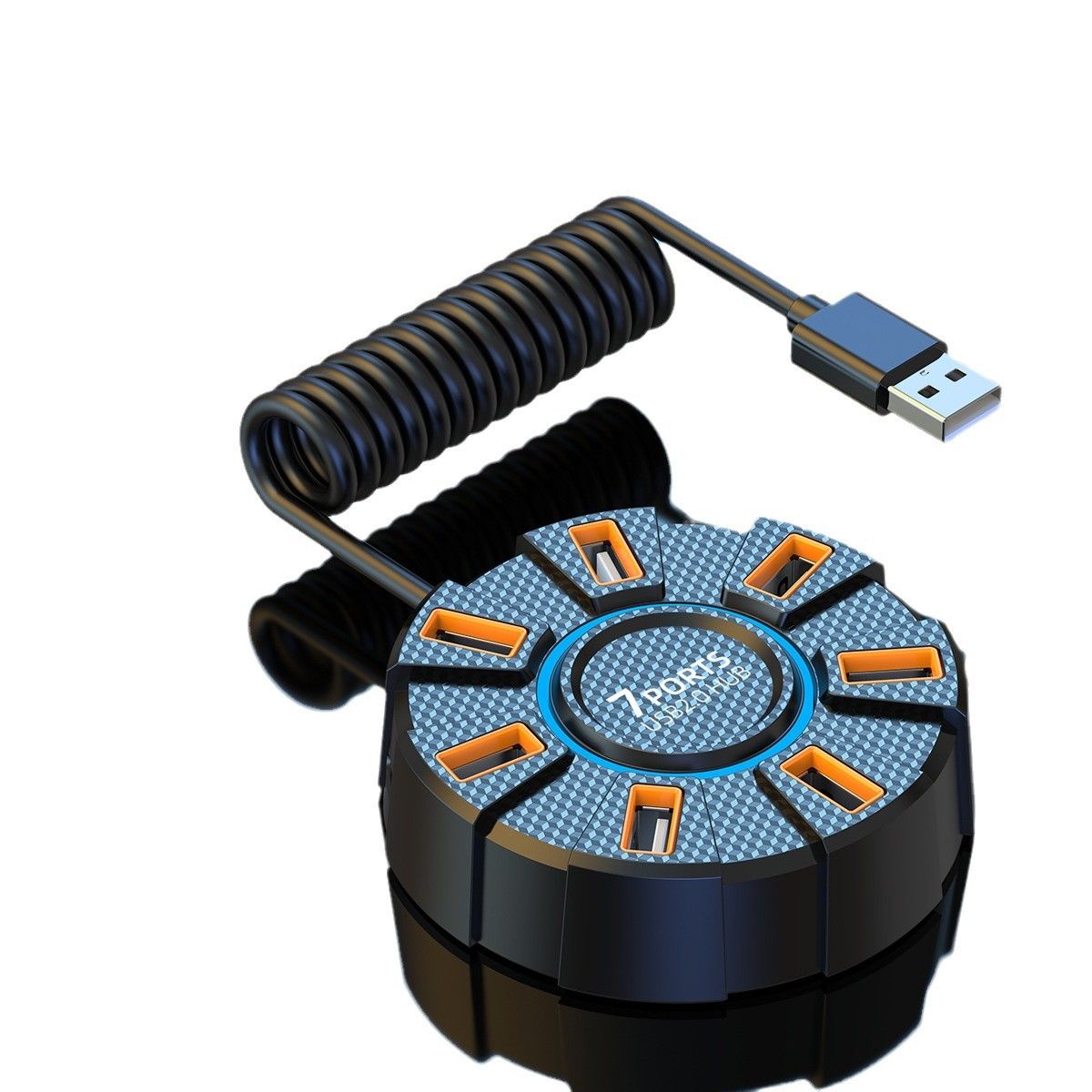 High-speed Data Transmission Hub Laptop Docking Station High-speed 7-port Usb Hub Docking Station with for Data for Home