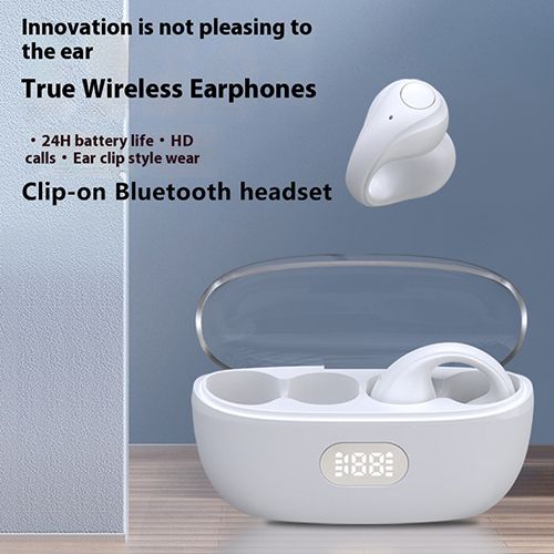 Description New Bluetooth headset, high power, ear clip style, wireless sports headset, bone conduction headset, universal for mobile phones