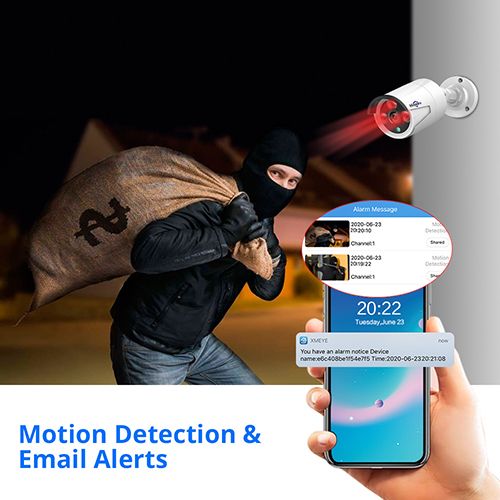 Hiseeu 5MP Audio IP Security Surveillance Camera POE H.265 Outdoor Waterproof IP66 CCTV Camera P2P Video Home for POE NVR