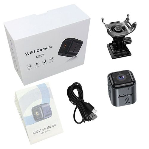AS03wifi camera high-definition night vision intercom low-power camera home security network monitoring