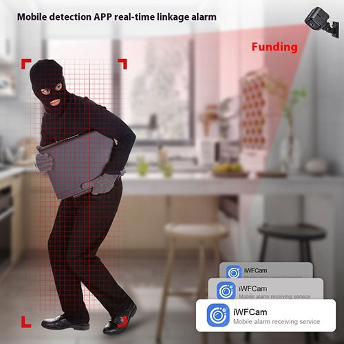 AS03wifi camera high-definition night vision intercom low-power camera home security network monitoring