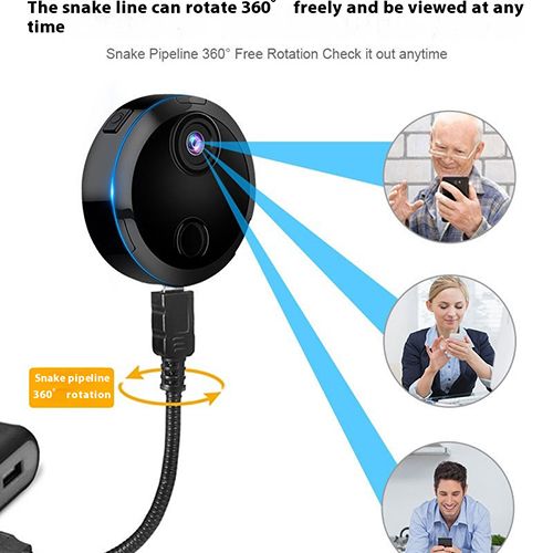 HDQ15WiFi Camera HD Wireless Camera Infrared Night Vision Smart Security Surveillance Camera