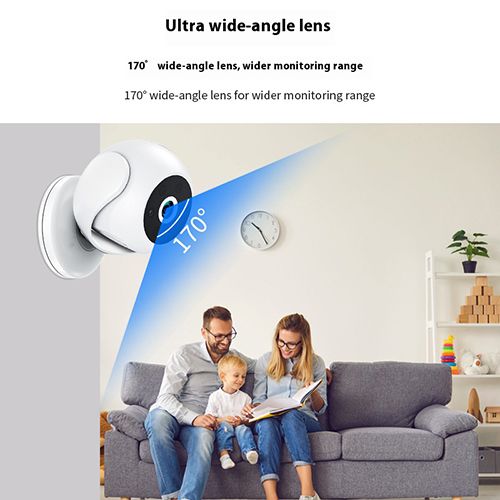 HD night vision camera, ultra-wide angle 1080P, new home magnetic small camera