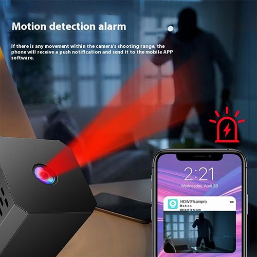 Hot sale F1 wireless WIFI HD night vision remote home surveillance camera motion detection small camera