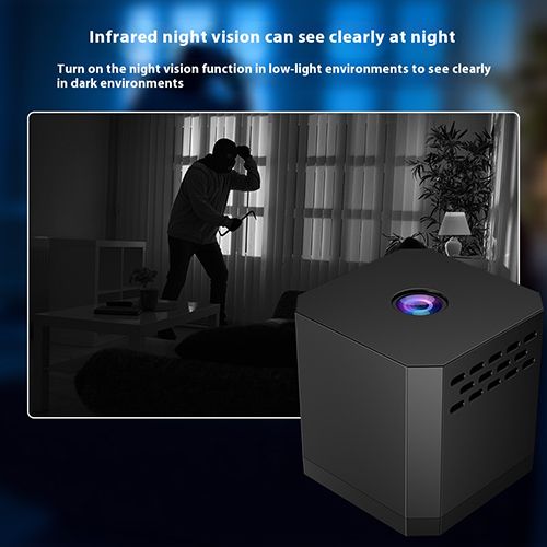 Hot sale F1 wireless WIFI HD night vision remote home surveillance camera motion detection small camera