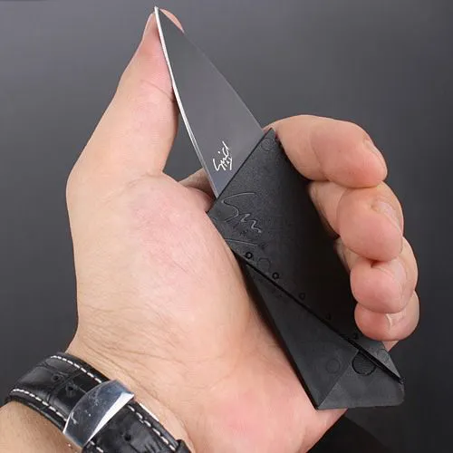 Credit Card Folding Knife Mini Business Card Army Knife Card Swiss Fruit Knife Folding Wallet Thin Survival Micro Knife Stainless Steel Kitchen Fruit Creative Tool Multifunctional Card Folding Peeler