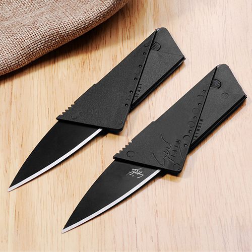 Credit Card Folding Knife Mini Business Card Army Knife Card Swiss Fruit Knife Folding Wallet Thin Survival Micro Knife Stainless Steel Kitchen Fruit Creative Tool Multifunctional Card Folding Peeler