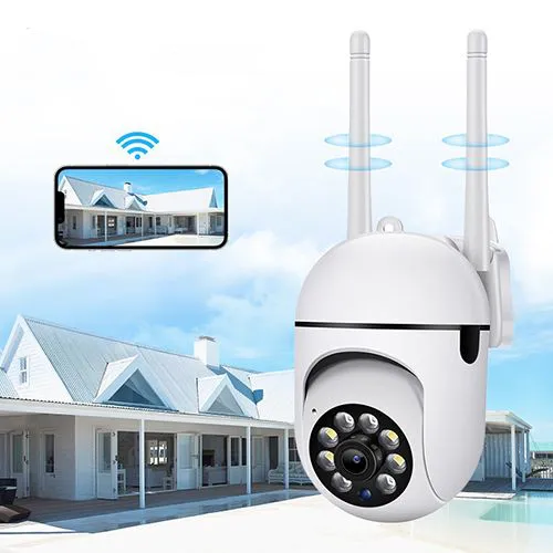 A7 wireless wifi security surveillance camera 360 degree night vision remote HD indoor and outdoor wall mounted camera