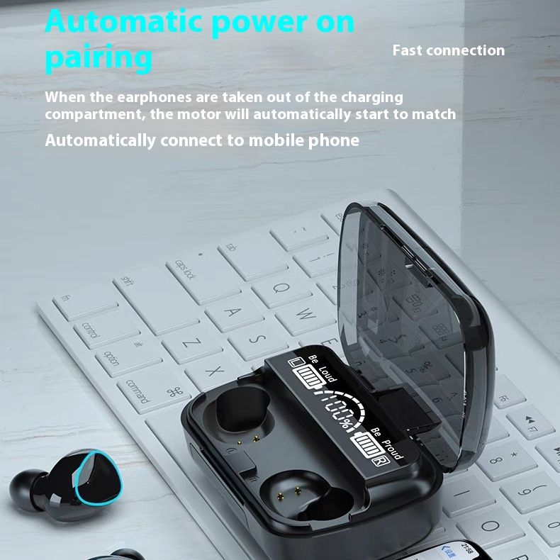 New Arrival M10 Earphone Wireless Headset High Quality Perfect Sound Earbuds Sports Game Music BT Headphone with Power Bank