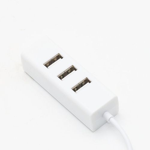 High Speed ​​4-Port USB HUB Docking Station 2.0 Adapter Extender Multi-Port Splitter Multi-Extender USB Hub with Independent On/Off Switch and LED Indicator for Laptop, PC, Computer