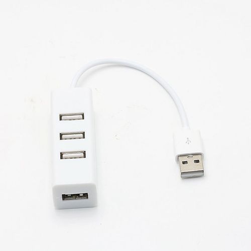 High Speed ​​4-Port USB HUB Docking Station 2.0 Adapter Extender Multi-Port Splitter Multi-Extender USB Hub with Independent On/Off Switch and LED Indicator for Laptop, PC, Computer