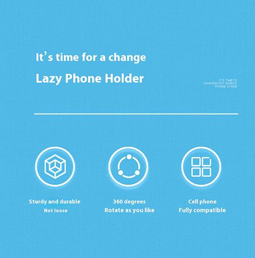 Lazy Bedside Cell Phone Holder Desktop Bed Spiral Metal Cell Phone Holder Live Catch Up Tablet Universal Support Bracket