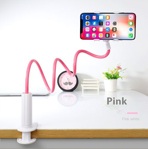 Lazy Bedside Cell Phone Holder Desktop Bed Spiral Metal Cell Phone Holder Live Catch Up Tablet Universal Support Bracket