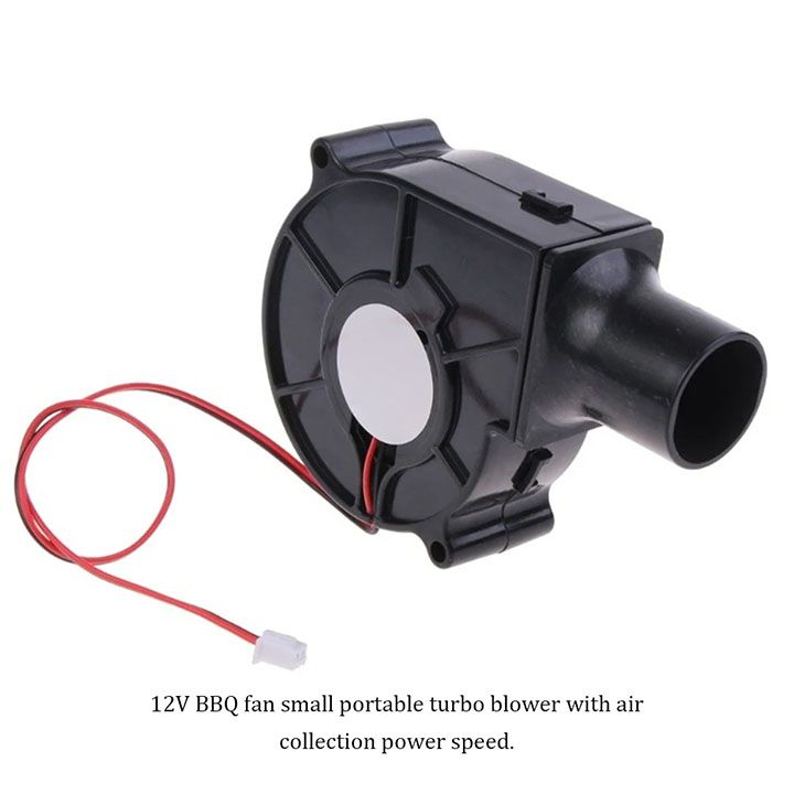 220V BBQ Fan Small Blast Engine with Air Collecting Adjustable Speed Cooking Tool EU Plug Handheld Barbecue Blower Camping AC Powered Fan Variable Speed Control
