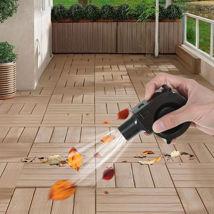 220V BBQ Fan Small Blast Engine with Air Collecting Adjustable Speed Cooking Tool EU Plug Handheld Barbecue Blower Camping AC Powered Fan Variable Speed Control