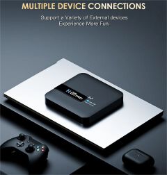 H20PRO Smart TV Box Android 10.0 TV BOX Allwinner H618 Dual Wifi Quad Core 1080P Video TV BOX 2GB 16GB 2.4&5G 4K HD Voice Assistant Media player Android Play Store Very Fast 1080P Set top box
