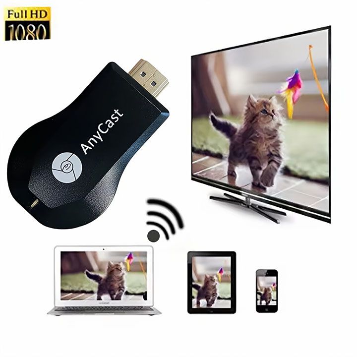 4K 1080P HDMI-compatible TV Stick M2 Plus Wireless WiFi Display TV Dongle Receiver for DLNA Airplay Miracast for AnyCast for IOS