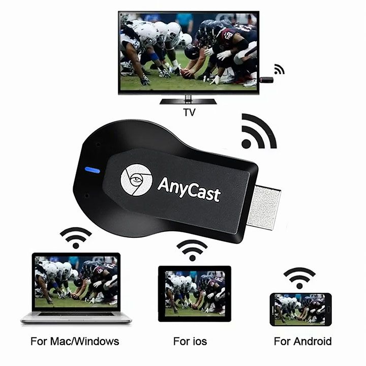4K 1080P HDMI-compatible TV Stick M2 Plus Wireless WiFi Display TV Dongle Receiver for DLNA Airplay Miracast for AnyCast for IOS