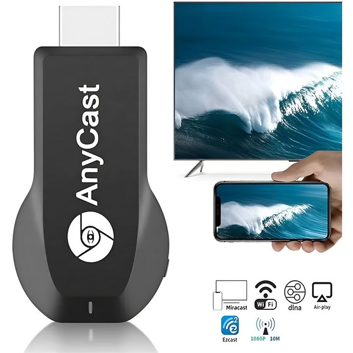 4K 1080P HDMI-compatible TV Stick M2 Plus Wireless WiFi Display TV Dongle Receiver for DLNA Airplay Miracast for AnyCast for IOS