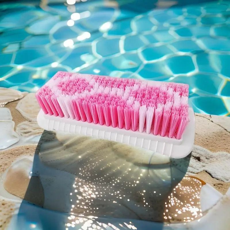 2Pcs Laundry Brush Clothing Cleaning Tools Not Damaging Clothes Anti Slip Grip Hard Bristled Brushes Scrubbing Brush Shoe Brush