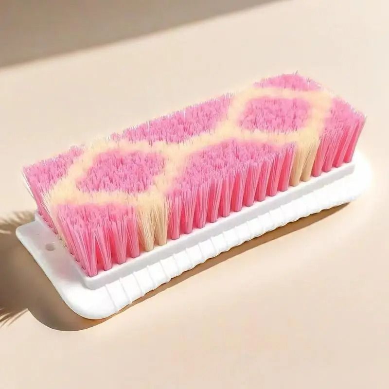 2Pcs Laundry Brush Clothing Cleaning Tools Not Damaging Clothes Anti Slip Grip Hard Bristled Brushes Scrubbing Brush Shoe Brush