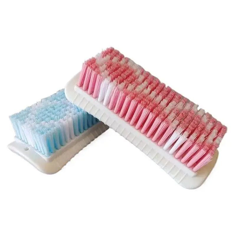 2Pcs Laundry Brush Clothing Cleaning Tools Not Damaging Clothes Anti Slip Grip Hard Bristled Brushes Scrubbing Brush Shoe Brush