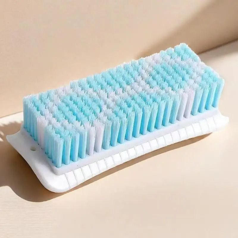 2Pcs Laundry Brush Clothing Cleaning Tools Not Damaging Clothes Anti Slip Grip Hard Bristled Brushes Scrubbing Brush Shoe Brush