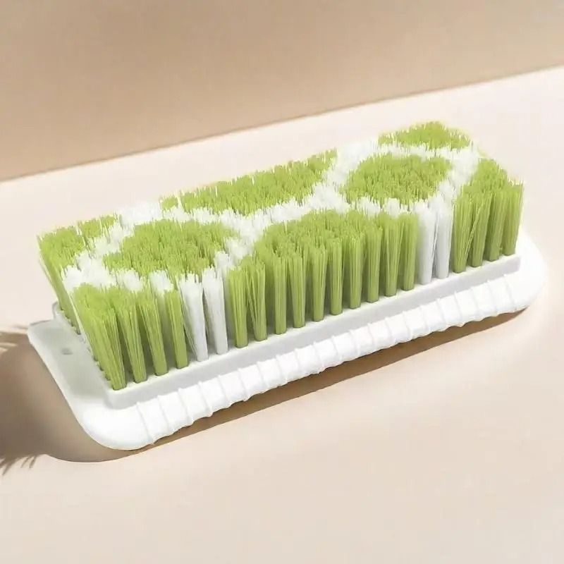 2Pcs Laundry Brush Clothing Cleaning Tools Not Damaging Clothes Anti Slip Grip Hard Bristled Brushes Scrubbing Brush Shoe Brush