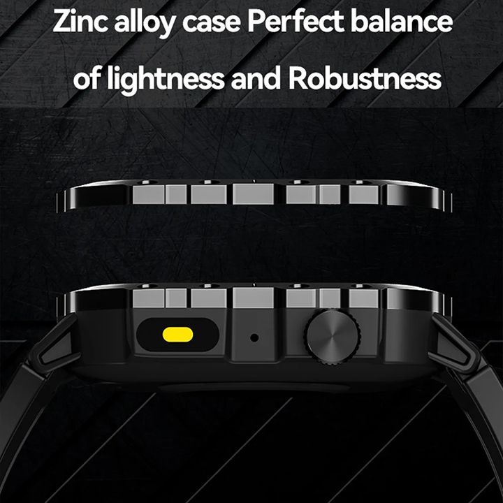 2026 New Smartwatches Military Outdoor Smart Watch Men's GPS Flashlight Voice Bluetooth Call 2.01"HD Touch Screen 3ATM Waterproof Sports Smartwatch GPS Tracking Smartwatch