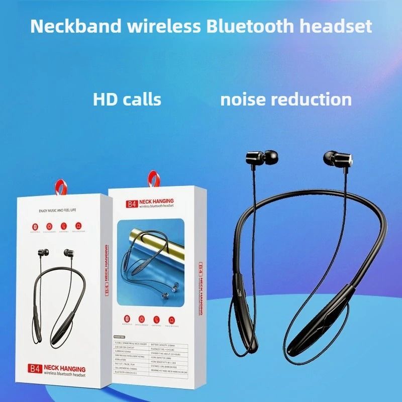 New Neck-hanging earbuds Wireless Bluetooth Headsets Bluetooth Neckband earphones Sports Running Headsets in-ear buds Gift Box