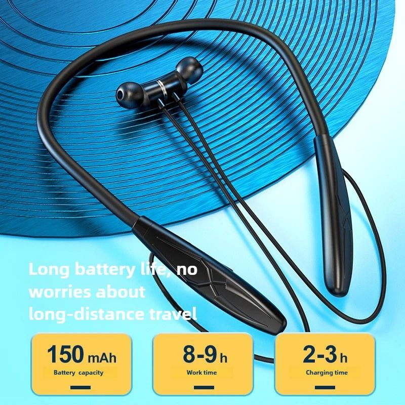New Neck-hanging earbuds Wireless Bluetooth Headsets Bluetooth Neckband earphones Sports Running Headsets in-ear buds Gift Box