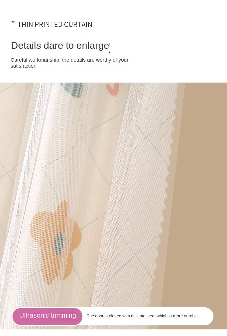 1pcs Punch-free Velcro Blackout Curtain For Living Room Bedroom Window Curtains Protective self adhesive