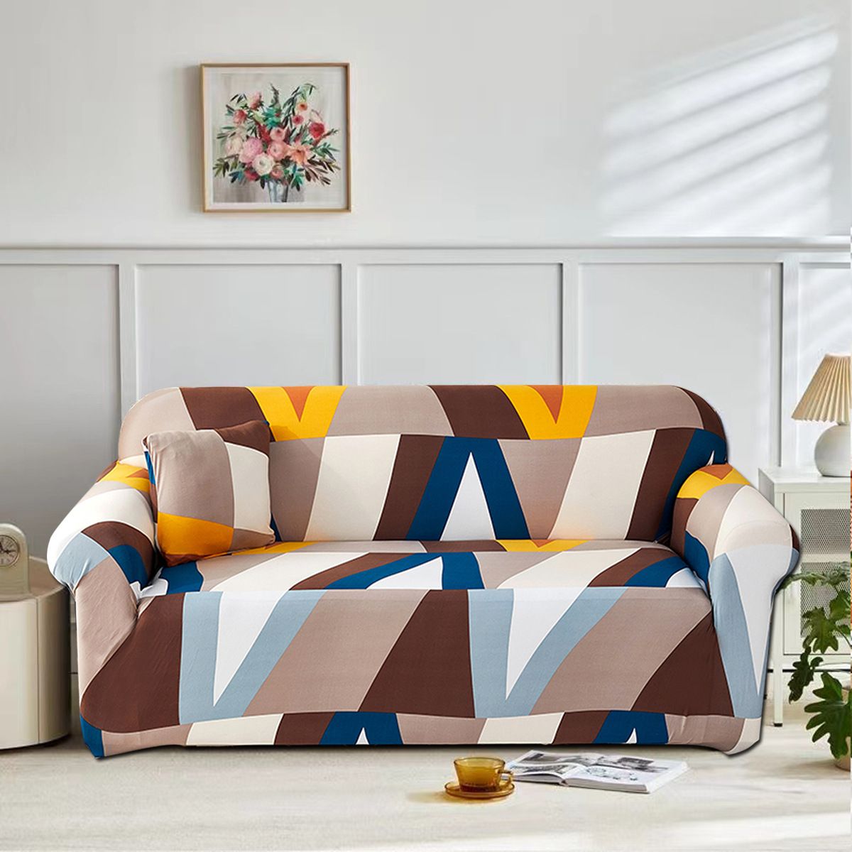 Hotsell Sofa Slipcover Sofa Set Sofa Covers Stretch Fabric Pattern Elastic Chair Sofa Cover  Armchair Couch Cover Home Decor for 1/2/3/Seater