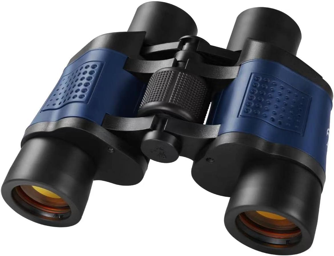 60X60 Binoculars for Adults with Low Light Night Vision, Professional Waterproof High Power Optical Telescope for Stargazing Bird Watching Concerts Football Sightseeing Hunting