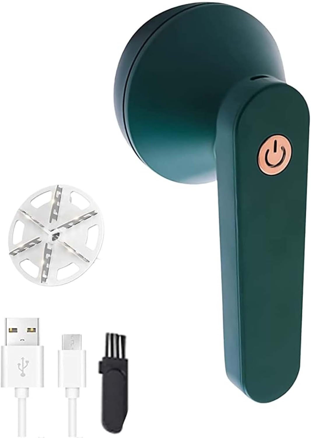 Lint Removal Fabric Shaver USB Rechargeable Lint Remover Electric Lint Shaver for Clothes Furniture Green Lint Remover Clothes Shaver Electric Lint Shaver