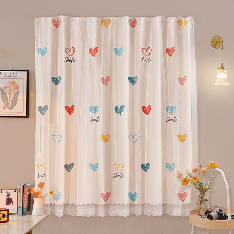 1pcs Punch-free Velcro Blackout Curtain For Living Room Bedroom Window Curtains Protective self adhesive
