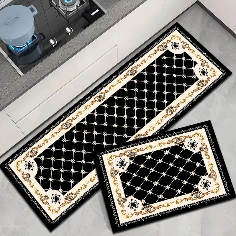 2 PCS Kitchen Mat Cushioned Anti-Fatigue Kitchen Rug Non Slip Kitchen Mats and Rugs Waterproof Kitchen Rug Ergonomic Comfort Standing Mat for Kitchen, House, Floor, Sink, Office