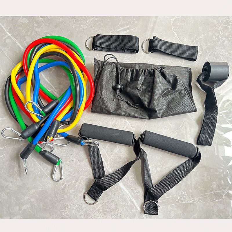 11 Pack Exercise Resistance Bands Set,Including Exercise Tube Bands Home Gym Fitness for Men Women