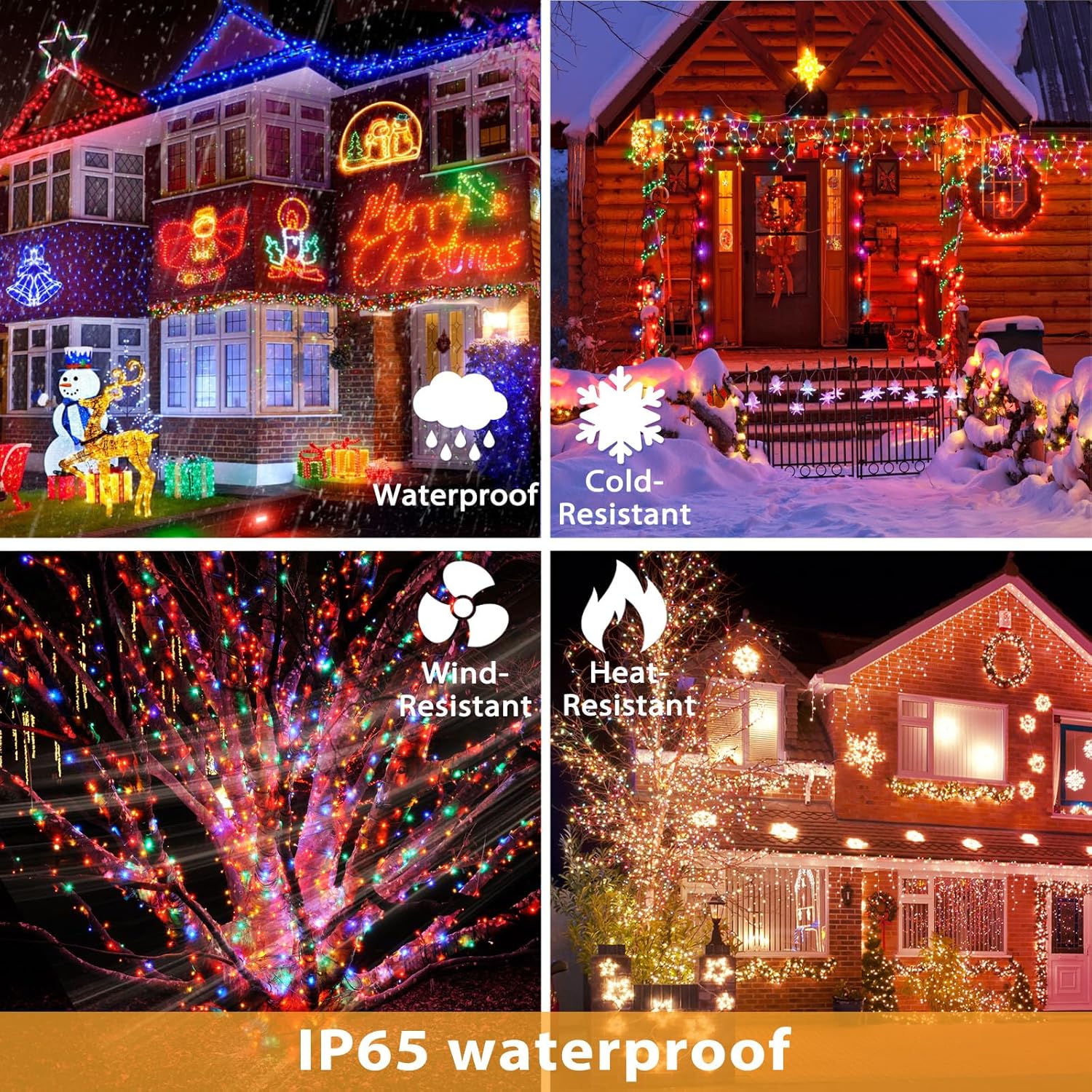 Solar LED Strip Lights,10M 100LED Solar-Powered String Lights,Outdoor IP65 Waterproof 8 Modes