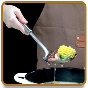 Stainless Steel Kitchen Utensils Set, 4 PCS Metal Cooking Utensils Set for Cooking, Heat Resistant Spatula Set Kitchen Tool Set with Turners, Serving Spoon,